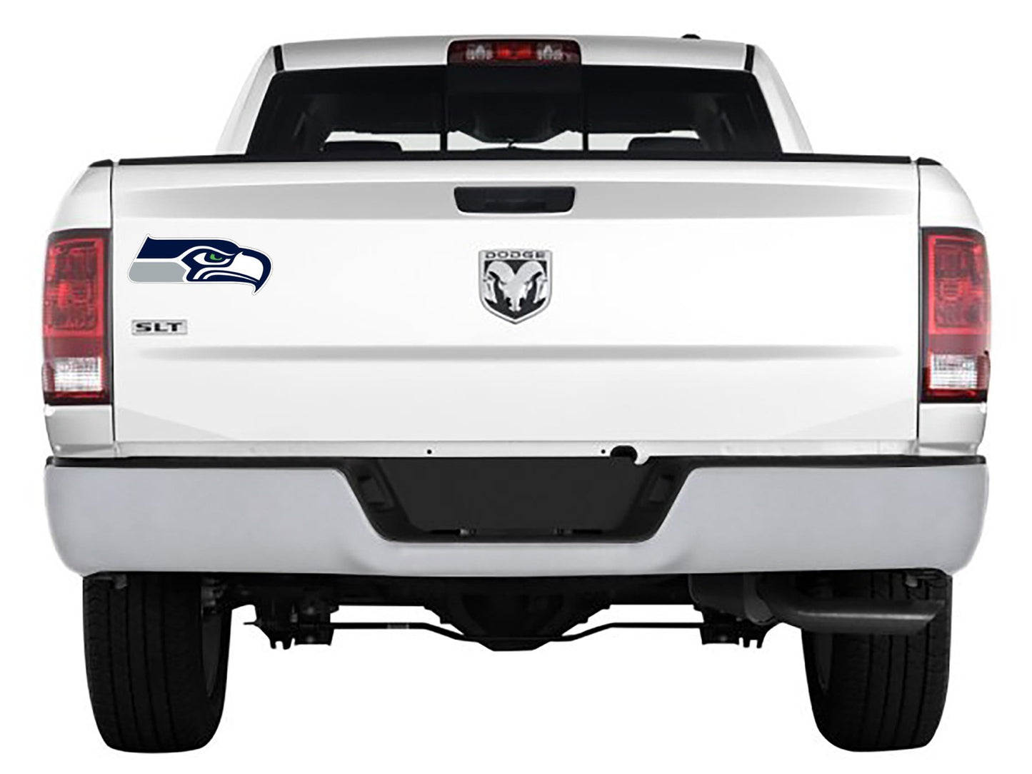 Seattle Seahawks Logo - Die Cut Laminated Vinyl Sticker Decal - NFL car window