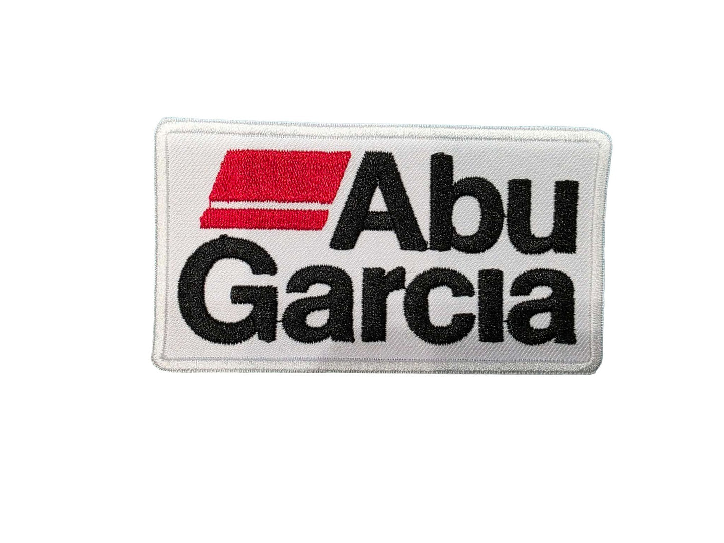 Abu Garcia Fishing Rods and Reels Embroidered Iron-on Patch 4" x 2.1"