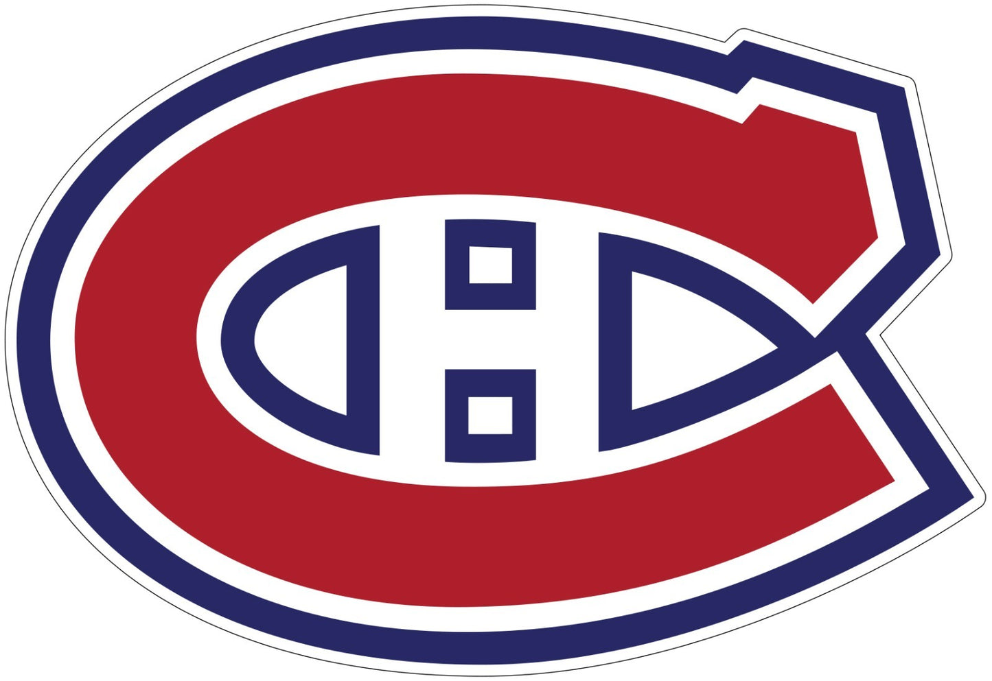Montreal Canadiens Logo - Die Cut Laminated Vinyl Sticker Decal NHL car window