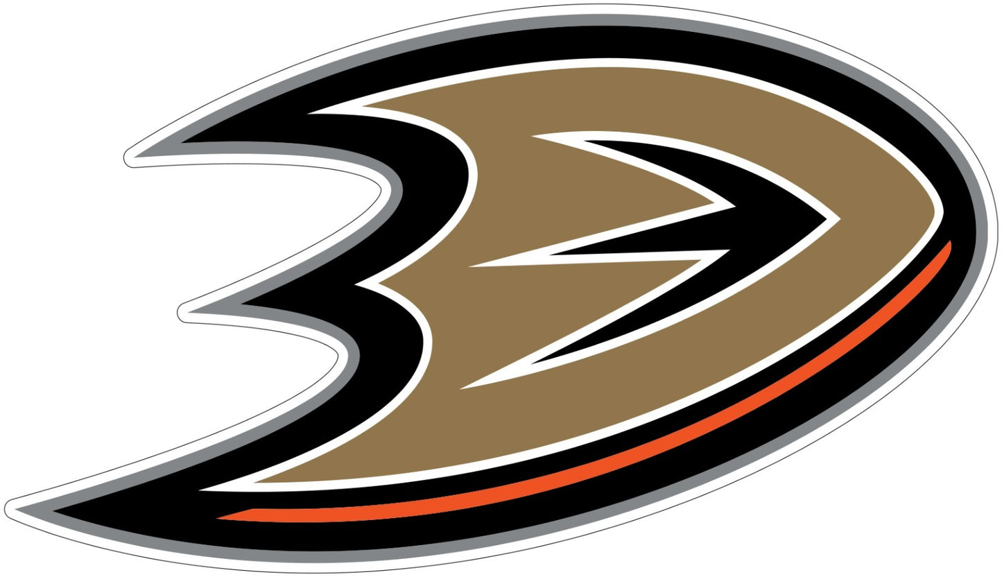 Anaheim Ducks Logo - Die Cut Laminated Vinyl Sticker Decal NHL car window