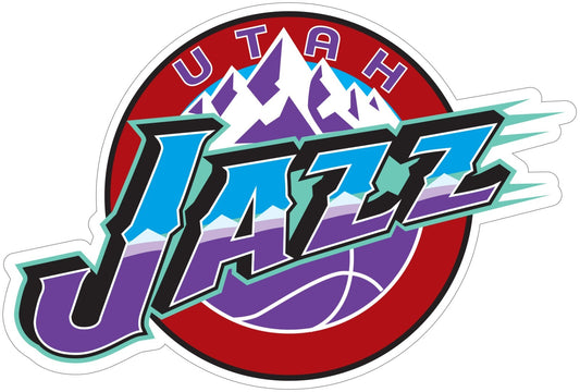 Utah Jazz Logo Die Cut Laminated Vinyl Sticker Decal NBA car window