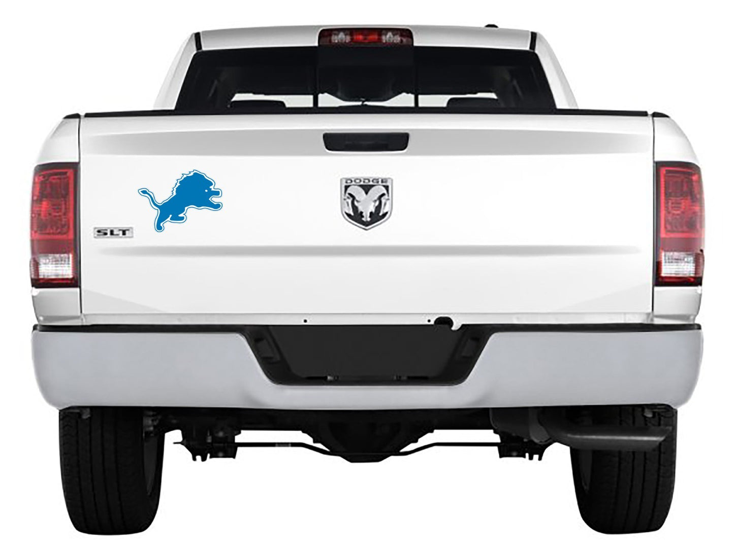 Detroit Lions Retro 1960's Logo Cut Laminated Vinyl Sticker Decal NFL car window
