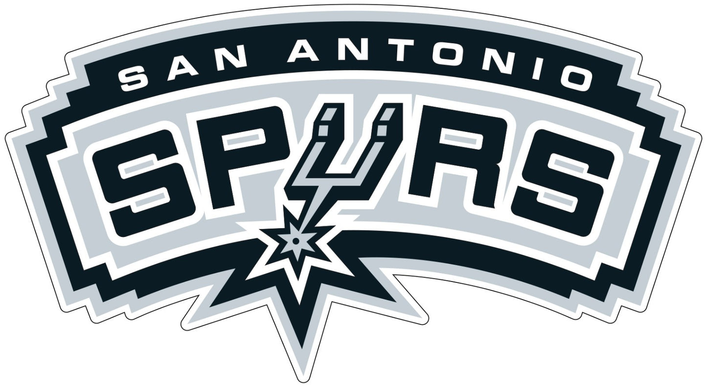 San Antonio Spurs Logo Die Cut Laminated Vinyl Sticker Decal NBA car window