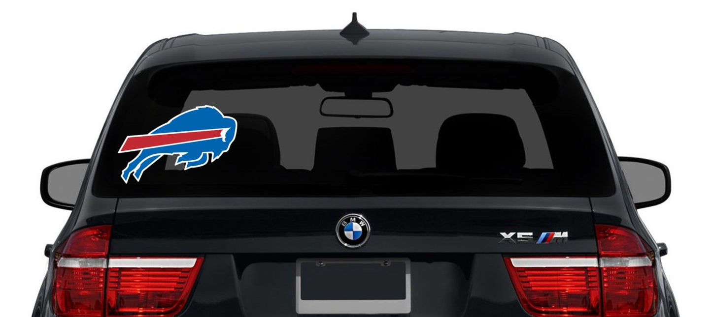 Buffalo Bills Logo - Die Cut Laminated Vinyl Sticker Decal - NFL car window