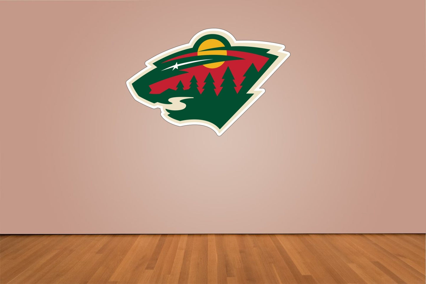 Minnesota Wild Indoor Wall Vinyl Decal Sticker 5" - 52"
