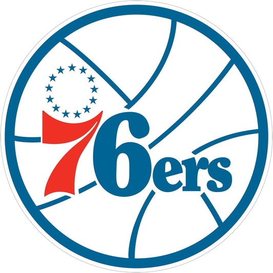 Philadelphia 76ers Logo -Die Cut Laminated Vinyl Sticker Decal NBA car window