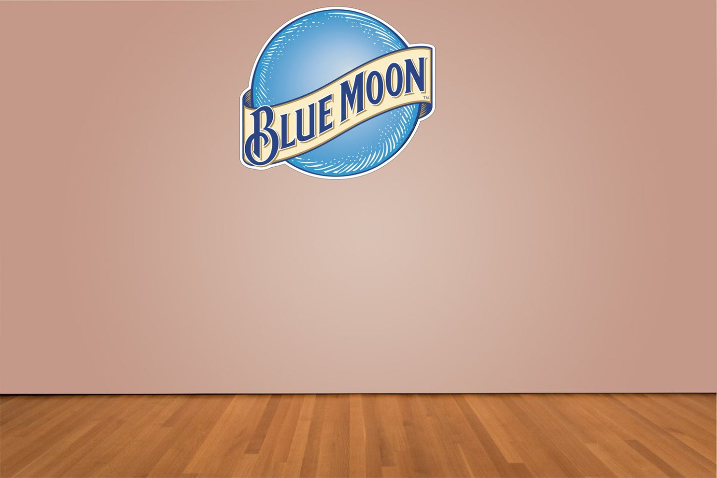 Blue Moon Beer Logo Indoor Wall Vinyl Decal Sticker 5" - 52"