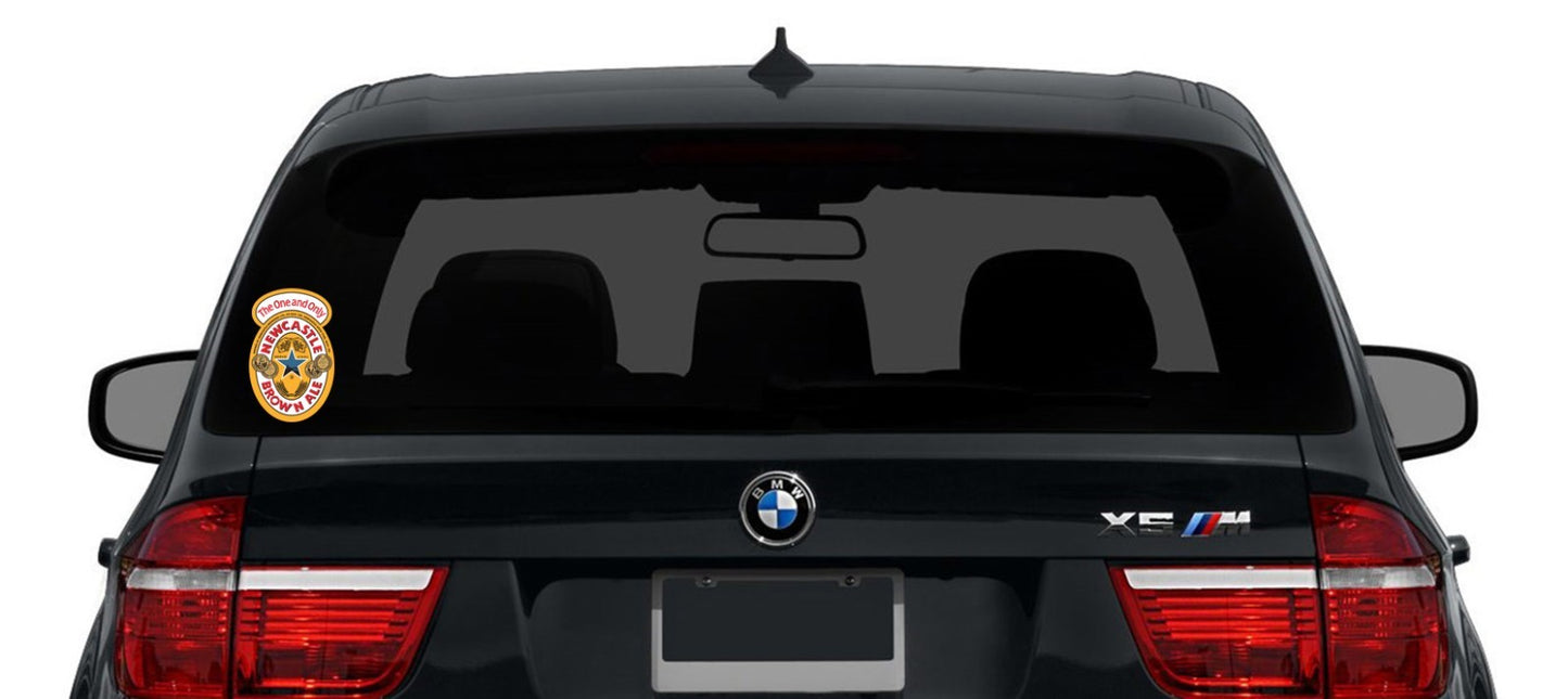 Newcastle Brown Ale Beer Logo Sticker Vinyl Decal | Different Sizes - Outdoor
