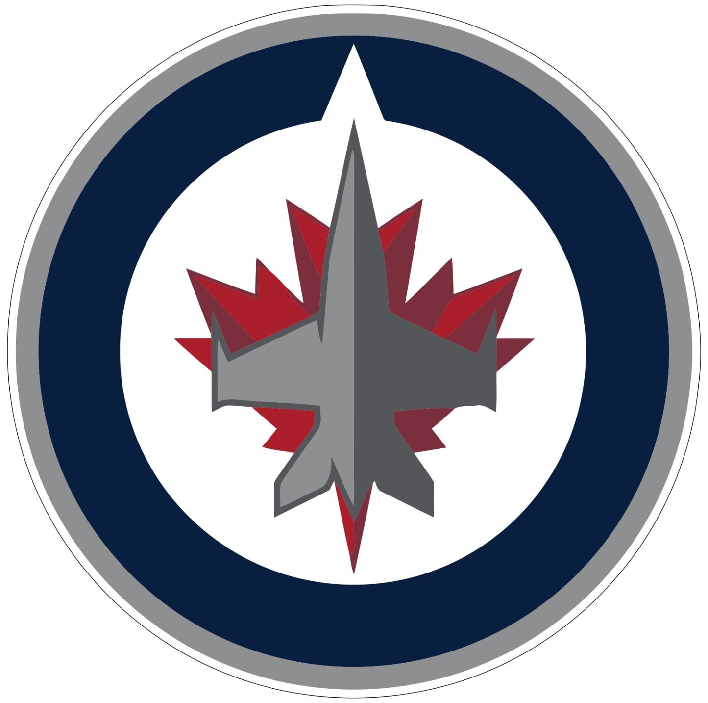 Winnipeg Jets Logo - Die Cut Laminated Vinyl Sticker Decal NHL car window