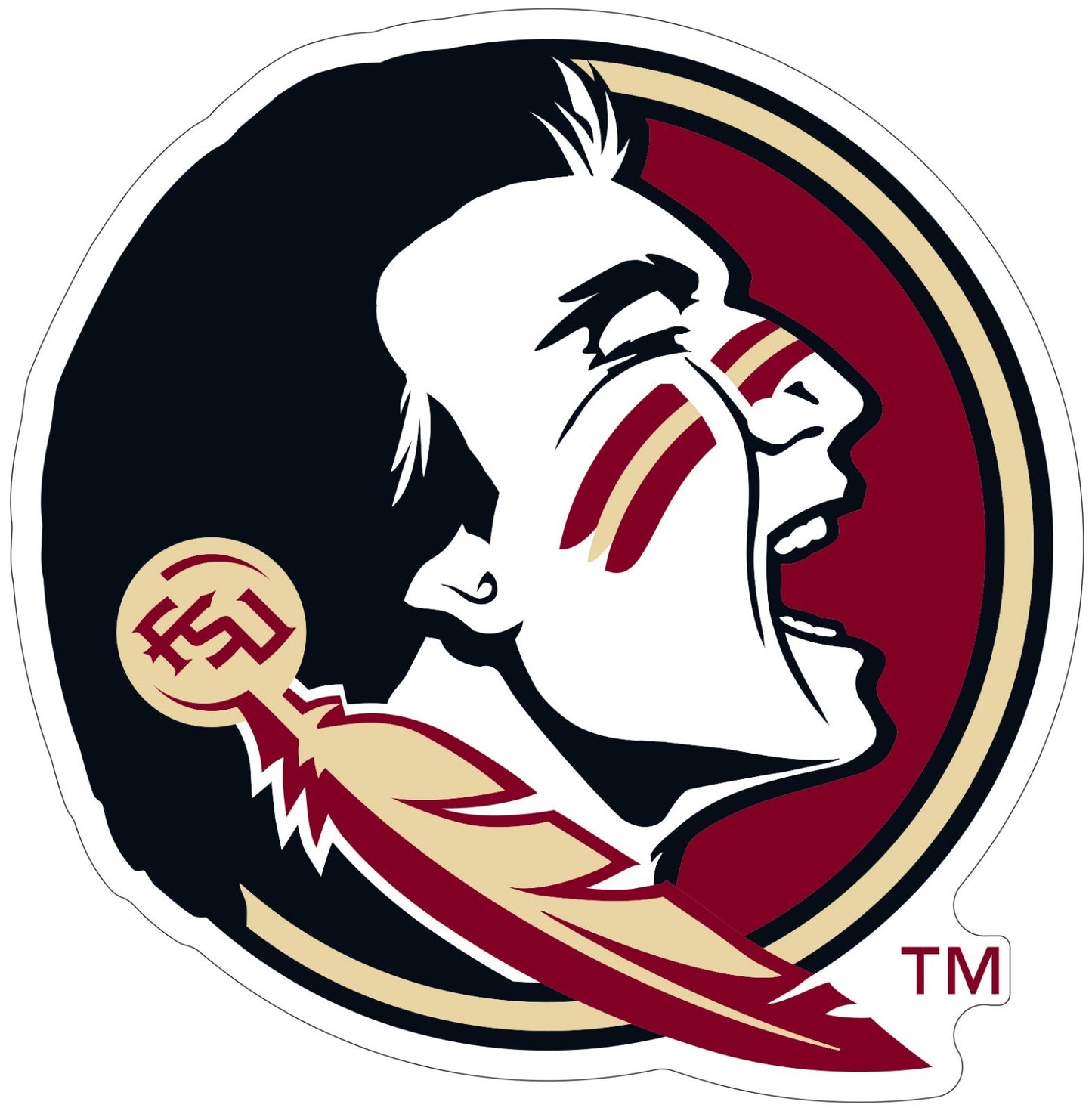Florida State Seminoles - Die Cut Laminated Vinyl Sticker All Weather Safe 2"-15