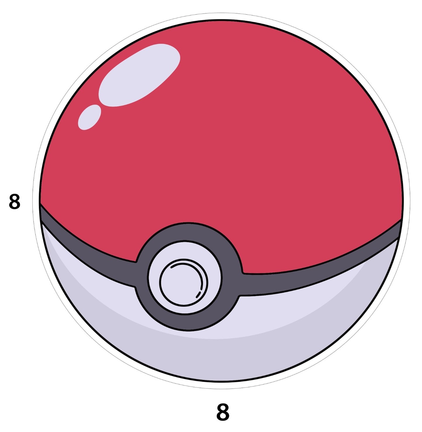 Pokemon Inspired Floor Decals Party Path Set of 6 Waterproof Peel Stick Vinyl