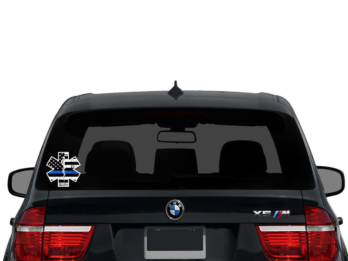 Star of Life Thin Blue Line Vinyl Decal EMS police EMT law enforcement *Sizes*