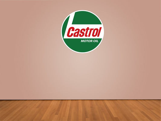 Castrol Motor Oil Company Indoor Wall Vinyl Decal Sticker 5"-52"