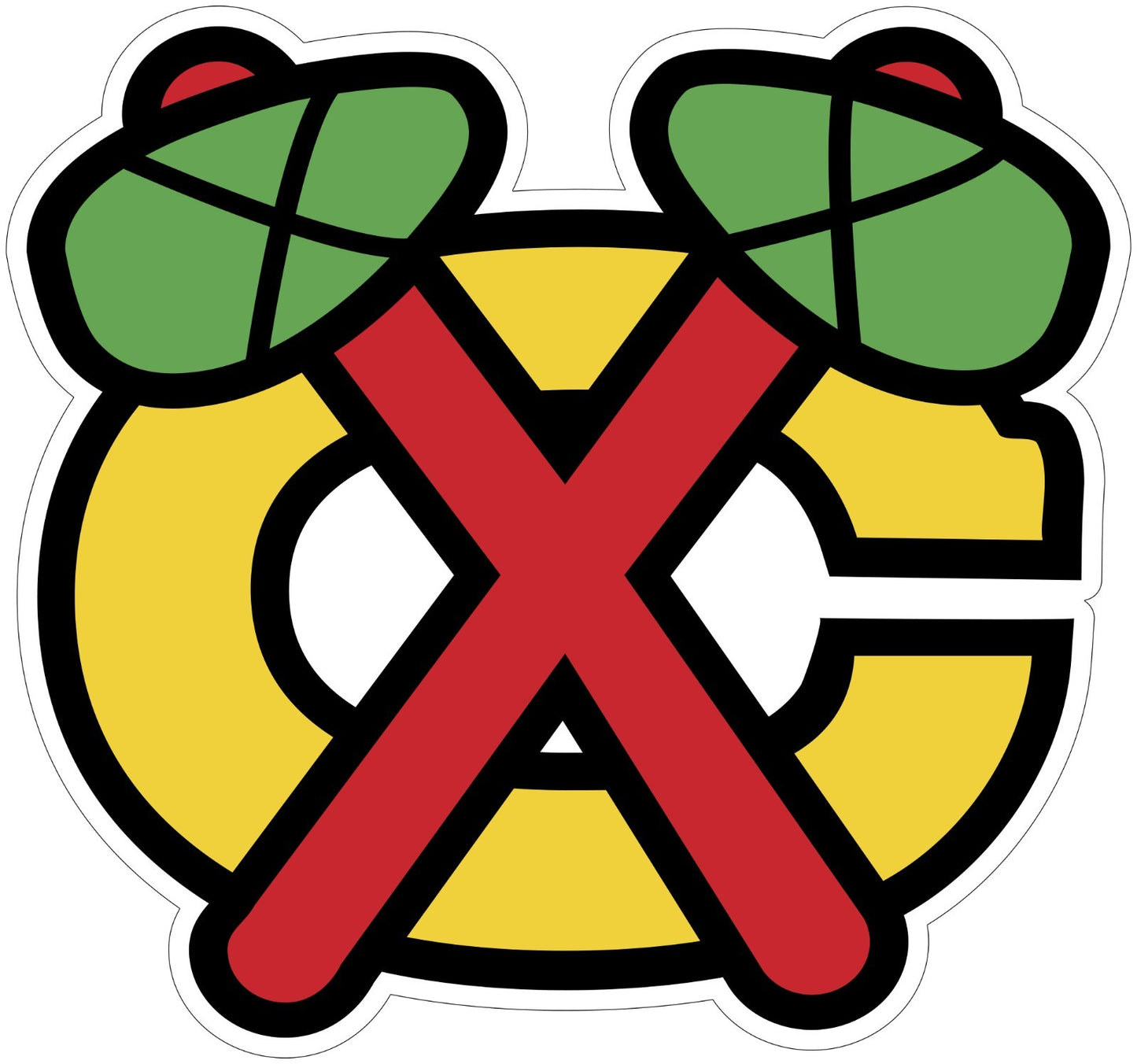 Chicago Black Hawks Logo - Die Cut Laminated Vinyl Sticker Decal NHL car window