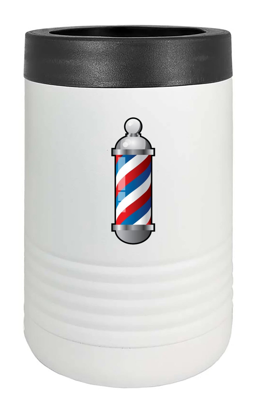 4" Barber Pole Vinyl Decal | Outdoor Laminated Decal | Self Adhesive Sticker