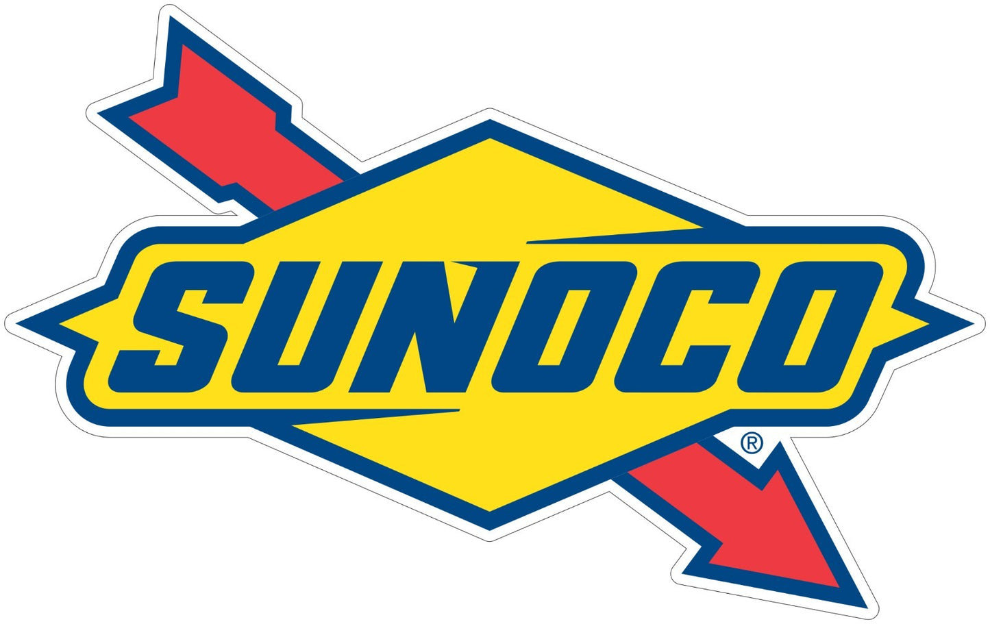Sunoco Racing Fuels Sticker Vinyl Decal | Choose Size gasoline