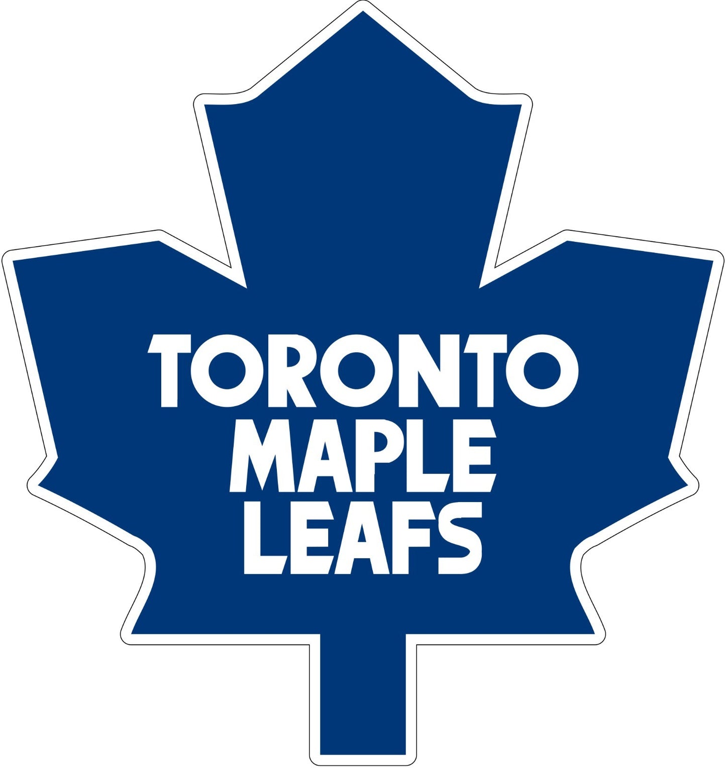 Toronto Maple Leafs Logo - Die Cut Laminated Vinyl Sticker Decal NHL car window
