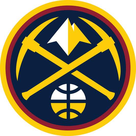 Denver Nuggets Logo -Die Cut Laminated Vinyl Sticker Decal NBA car window