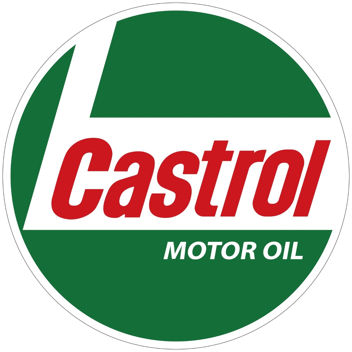 Castrol Motor Oil Company Floor Vinyl Decal Sticker 5"-52" carpet concrete