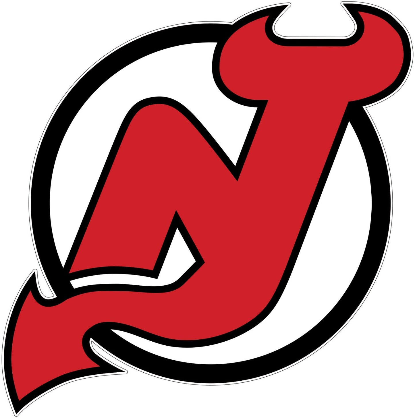 New Jersey Devils Indoor Wall Vinyl Decal Sticker 5" - 52"