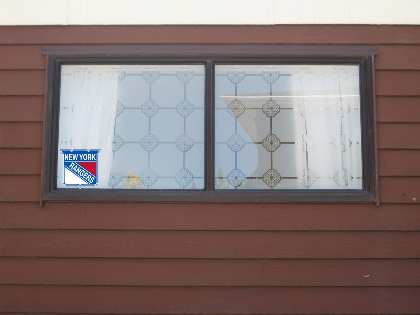 New York Rangers Logo - Die Cut Laminated Vinyl Sticker Decal NHL car window