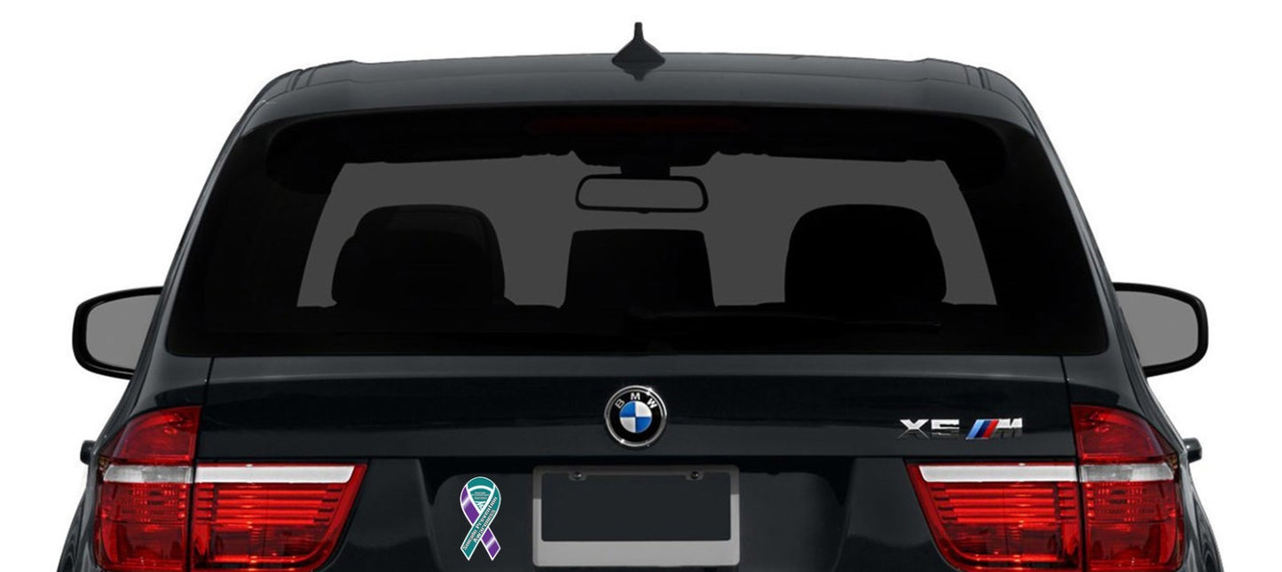 Suicide Awareness Prevention Remembrance Ribbon Vinyl Decal Sticker Choose Size
