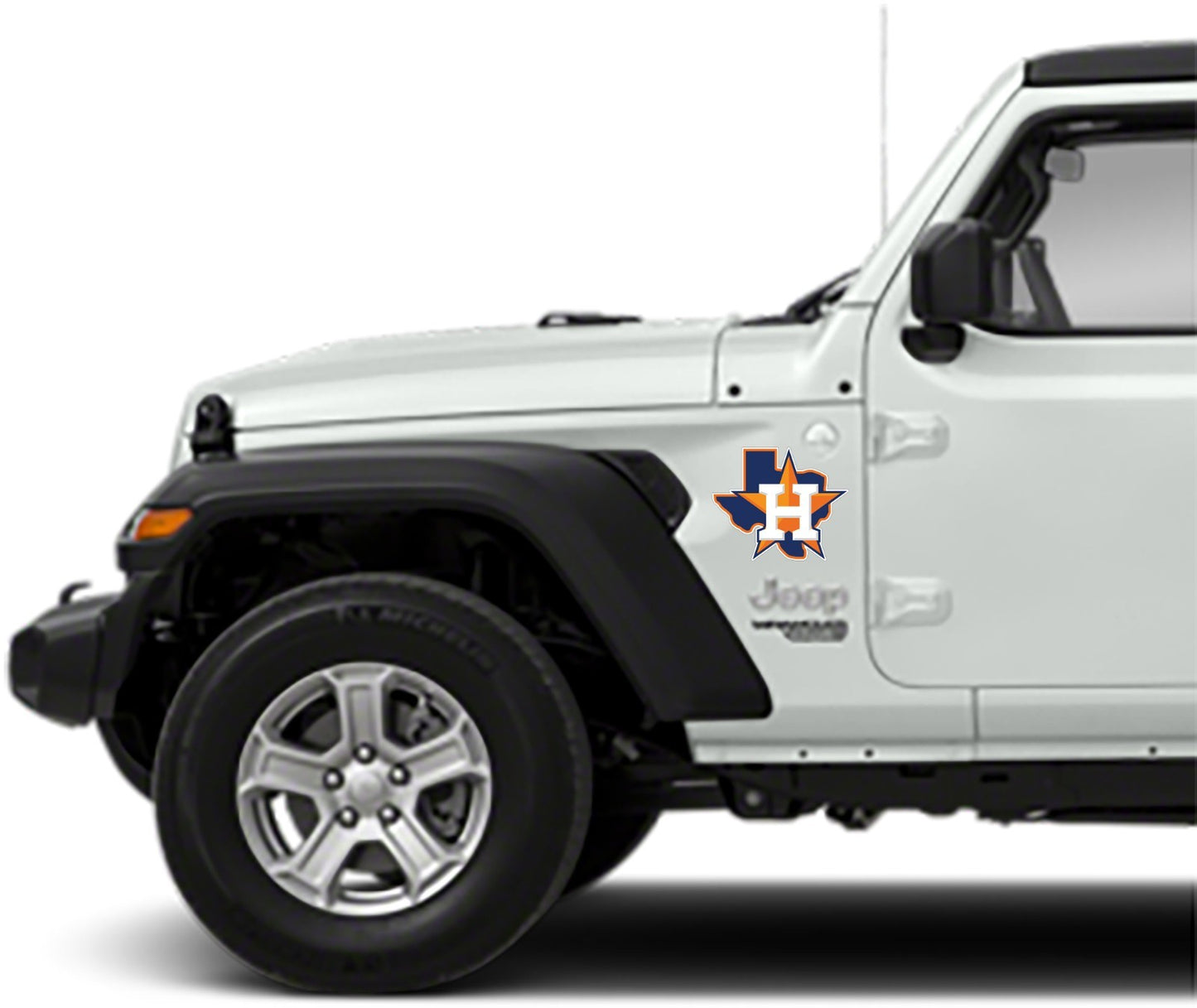 Houston Astros State Texas Sticker Vinyl Decal | Choose Size window door
