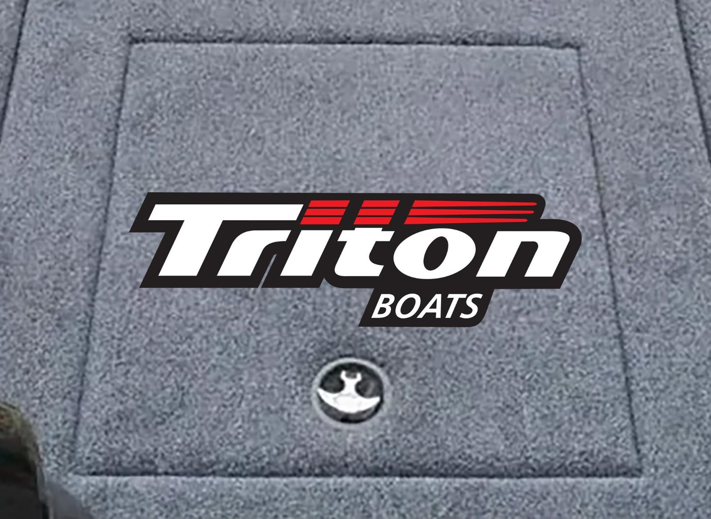Triton Boats Professional Carpet Graphic Decal Sticker for Fishing Bass trailer