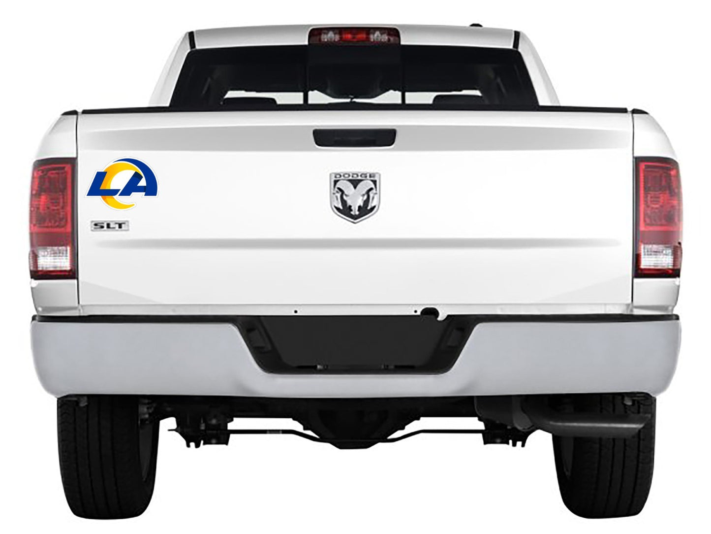 Los Angeles LA Rams Logo - Die Cut Laminated Vinyl Sticker Decal NFL car window