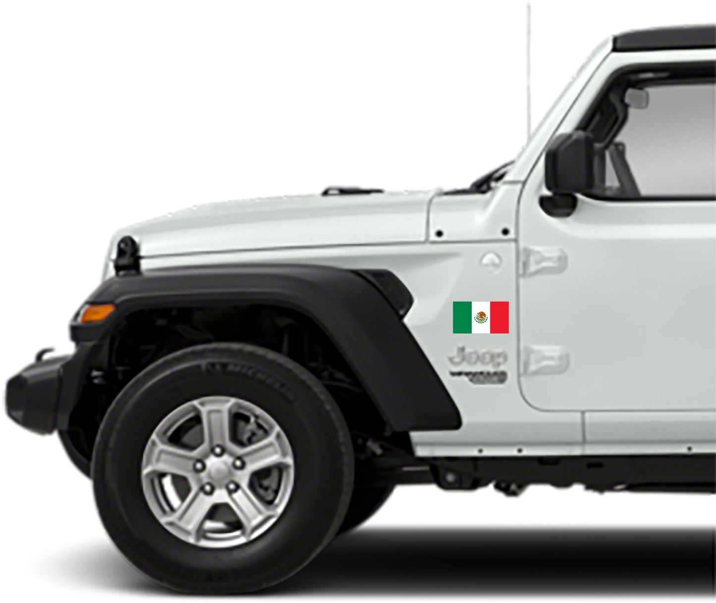 Mexico National Flag Sticker Vinyl Decal Multiple Sizes Mexican Premium Outdoor