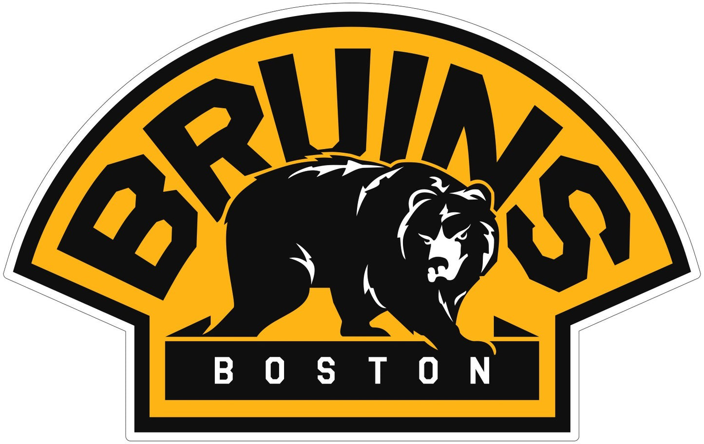 Boston Bruins Logo - Die Cut Laminated Vinyl Sticker Decal NHL car window