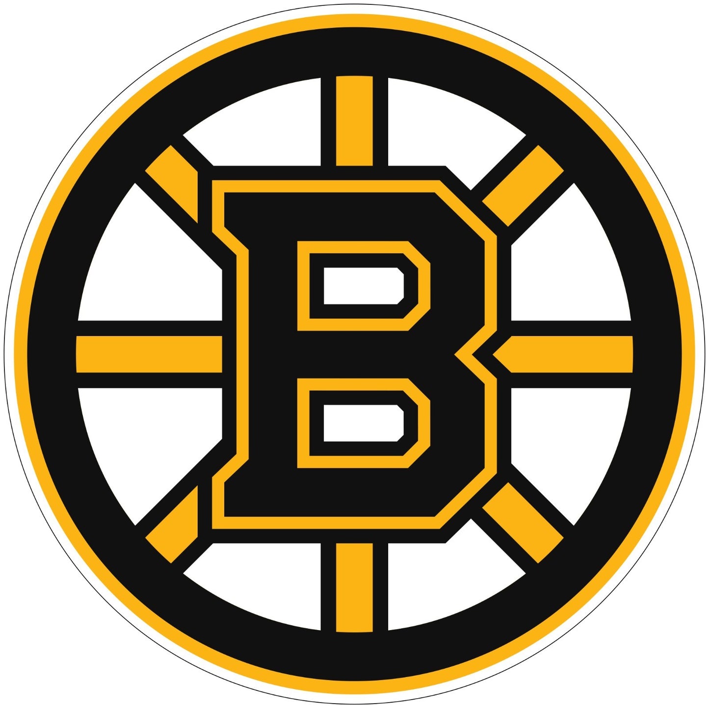 Boston Bruins Logo - Die Cut Laminated Vinyl Sticker Decal NHL car window