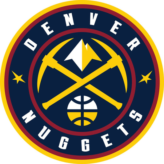 Denver Nuggets Logo -Die Cut Laminated Vinyl Sticker Decal NBA car window