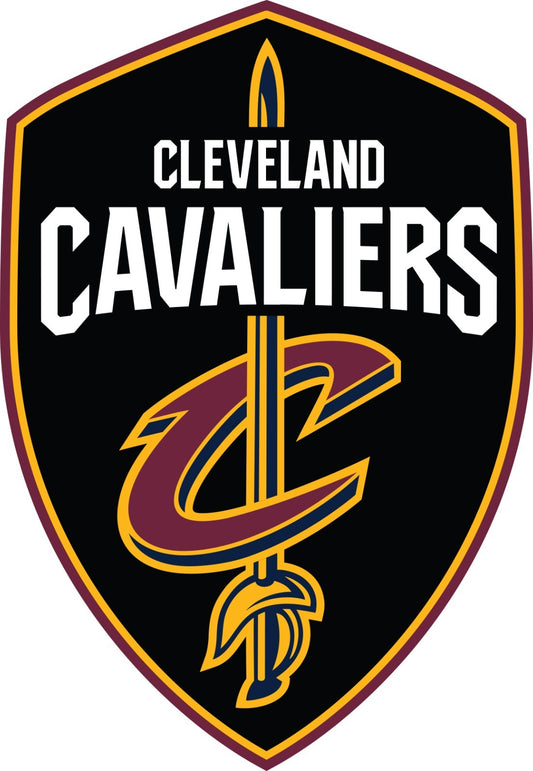 Cleveland Cavaliers Logo -Die Cut Laminated Vinyl Sticker Decal NBA car window