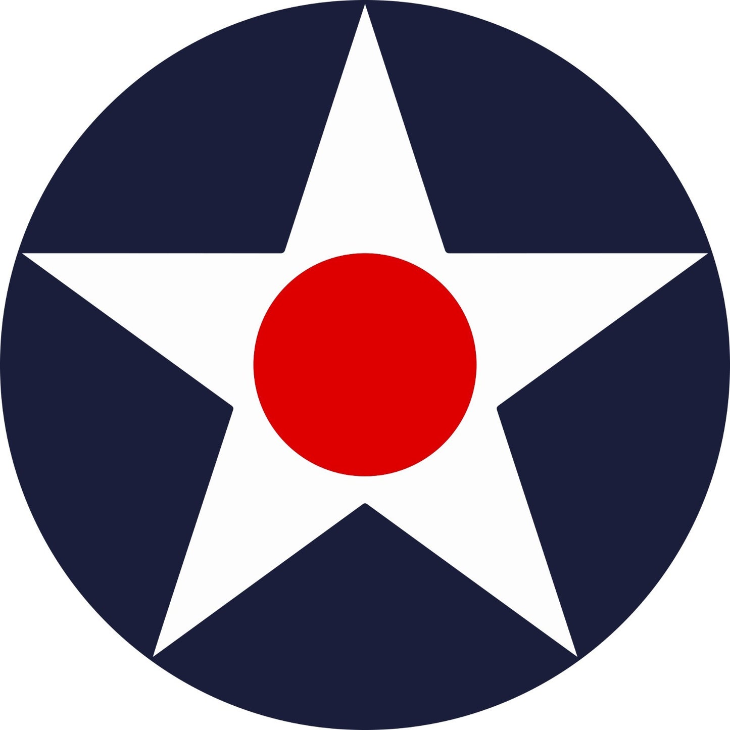USAF Insignia Vinyl Decal Outdoor Laminated 2"-52" US Air Force Roundel WWI