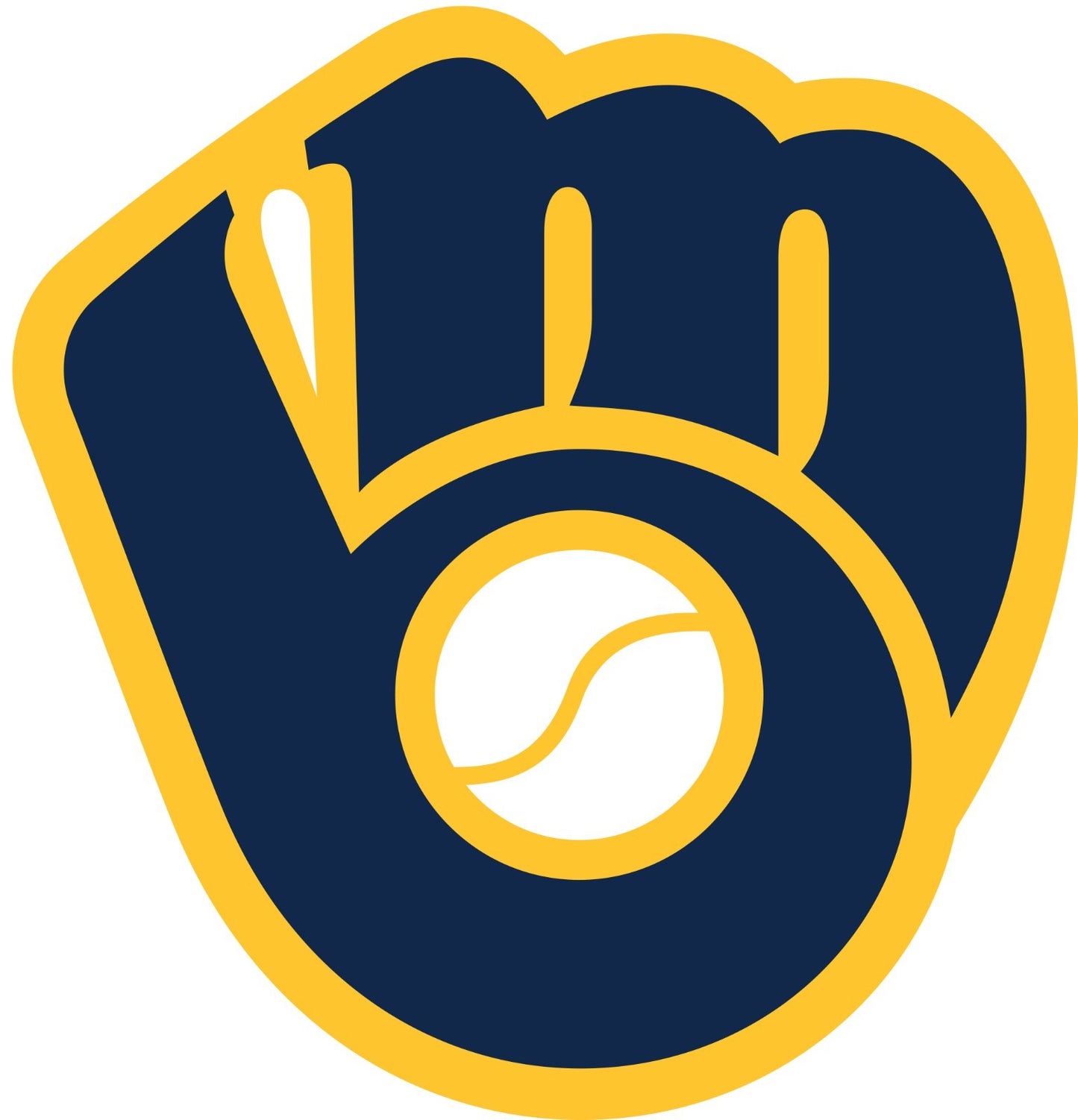 Milwaukee Brewers Emblem Logo Baseball Sticker Waterproof Vinyl Decal Car