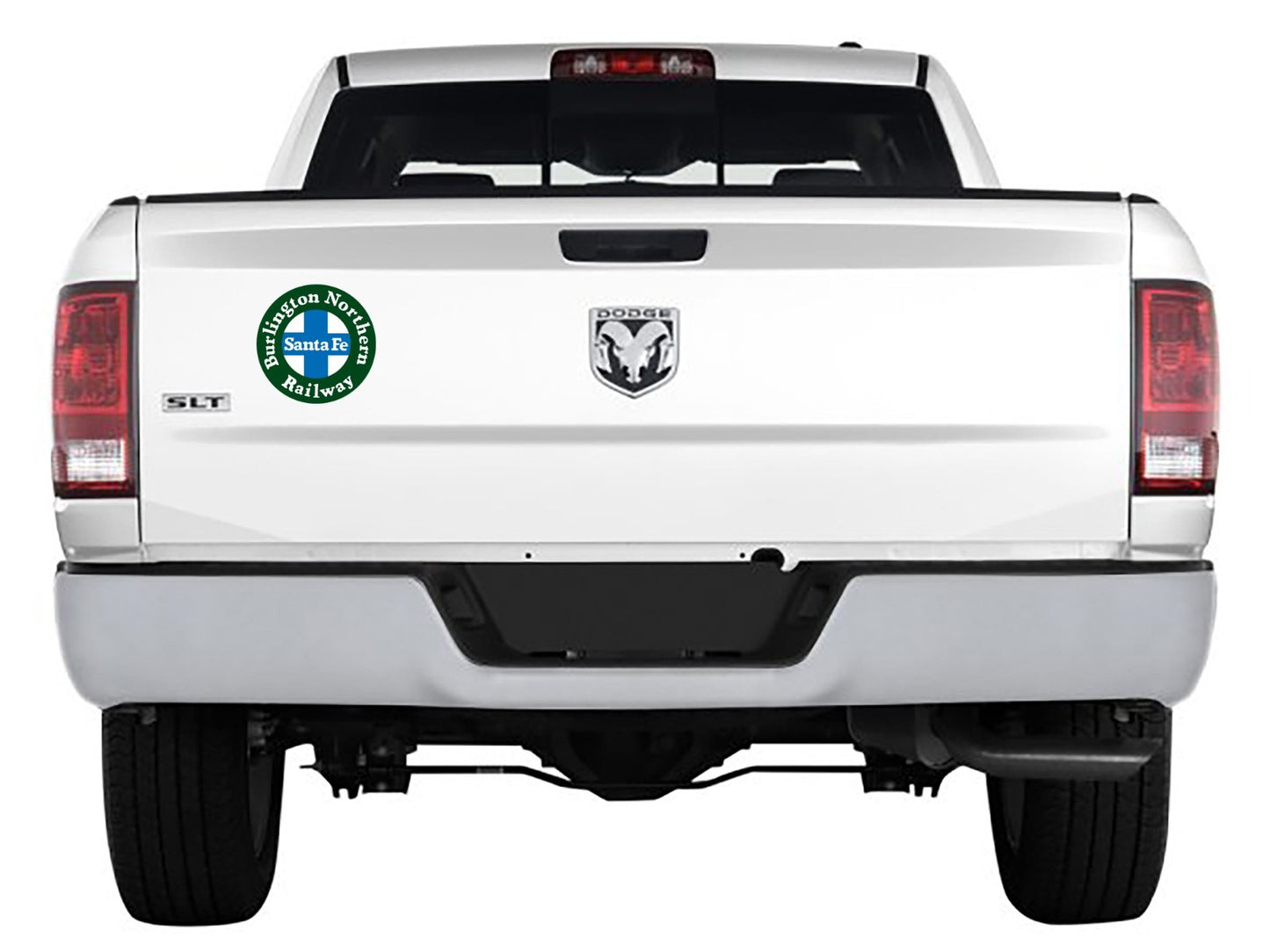 Burlington Northern Santa Fe Railway BNSF Die Cut Laminated Vinyl Sticker Decal