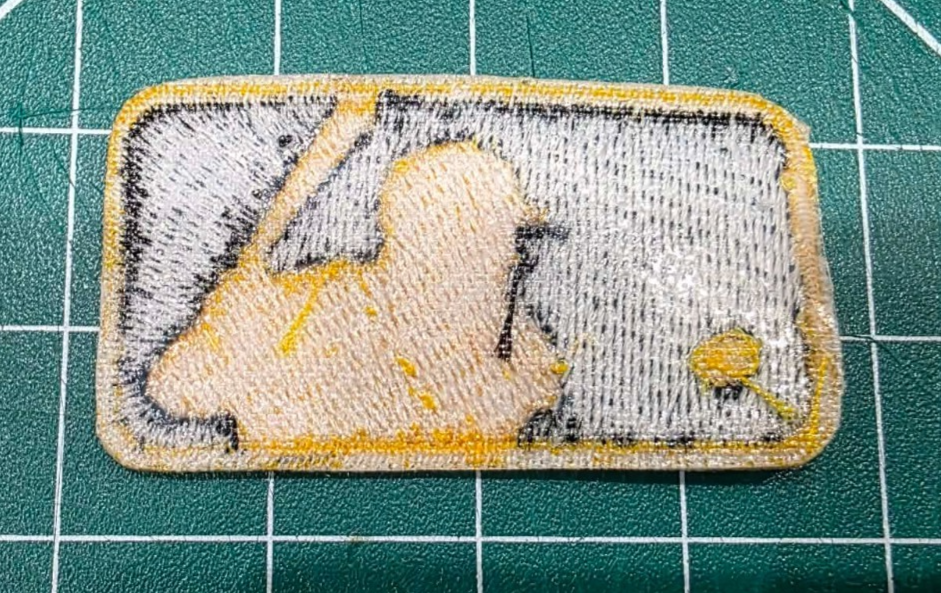 Gold MLB Logo Embroidered Iron On Baseball Patch 3" x 1.6" for Shirt Sleeve Hat