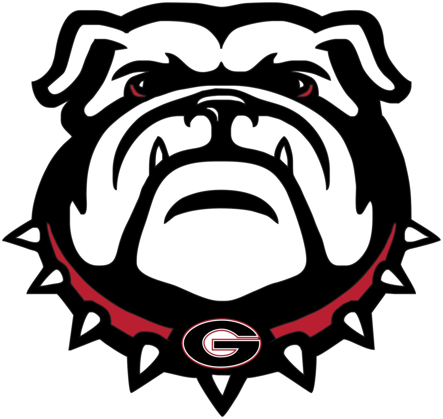 Georgia Bulldogs - Die Cut Laminated Vinyl Sticker All Weather Safe 2"-52"