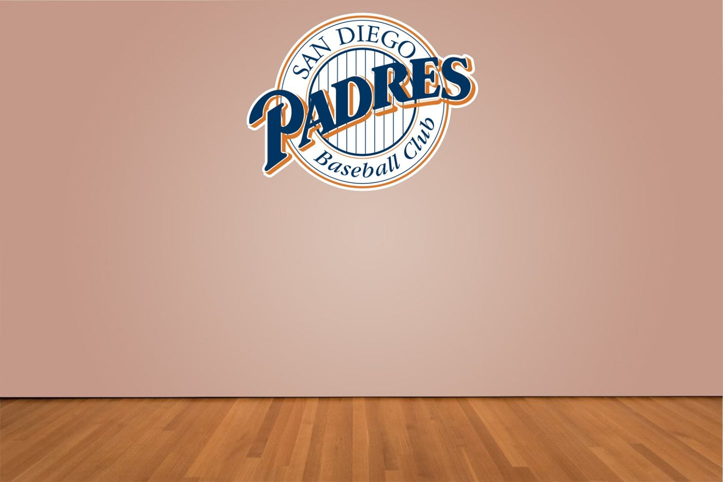 San Diego Padres Indoor Wall Vinyl Decal Sticker 5" - 52"