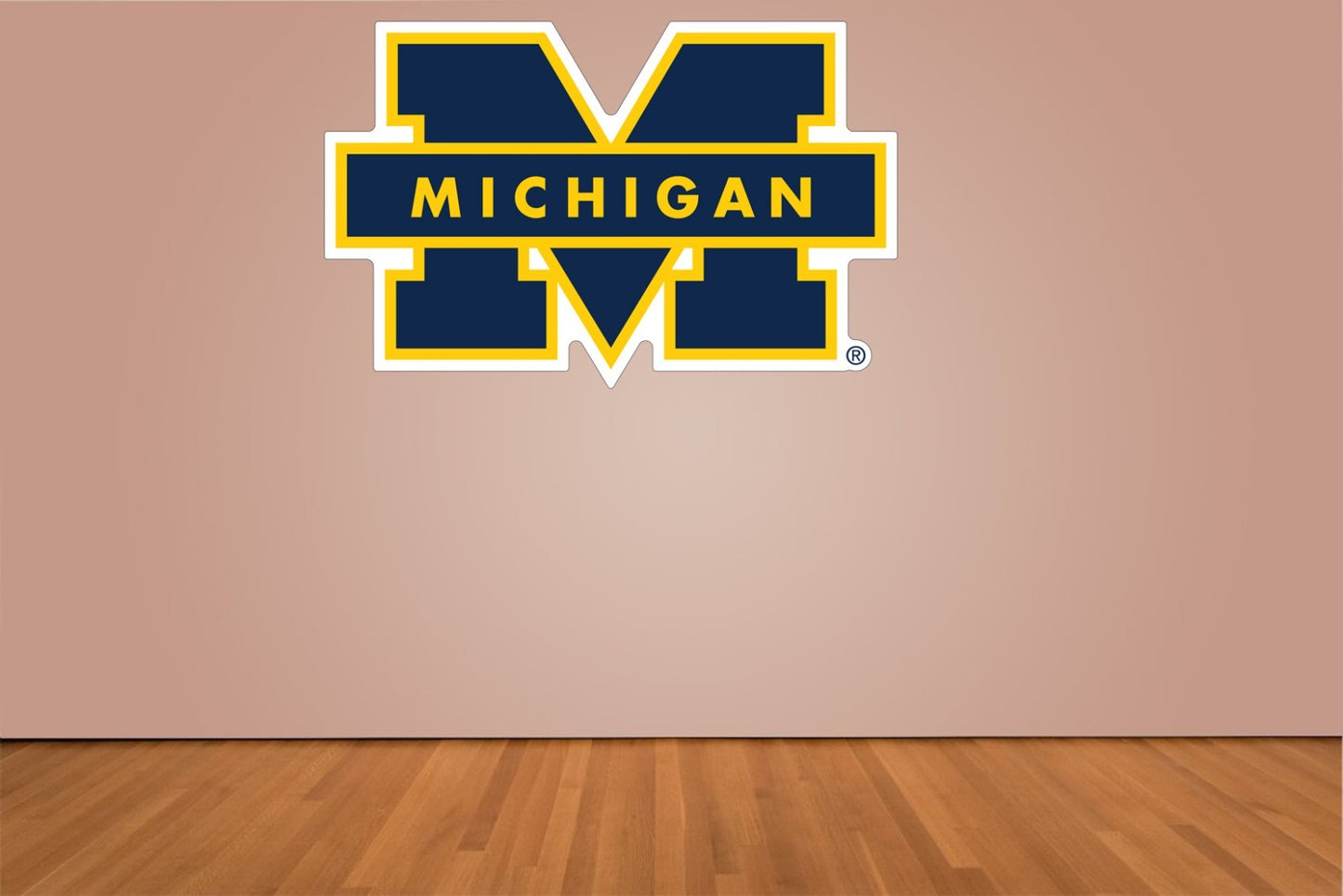 University of Michigan Wolverines Indoor Wall Vinyl Decal Sticker 5 - 52"