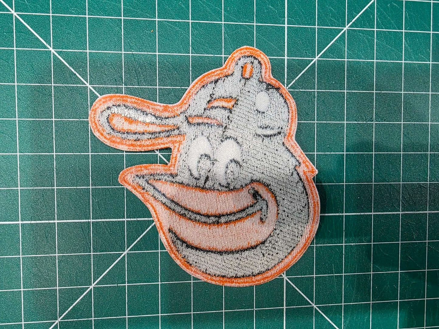 Baltimore Orioles logo MLB 5" x 4.7" Iron On Embroidered Patch shoulder