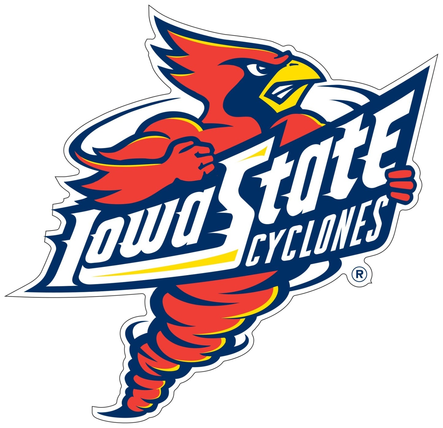 Iowa State Cyclones Vinyl Decal Sticker | Different Sizes - Outdoor