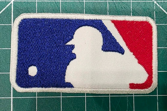 2x 6.5 x 2.3 MLB Logo Embroidered Iron On Baseball Patch for Shirt Sleeve Hat