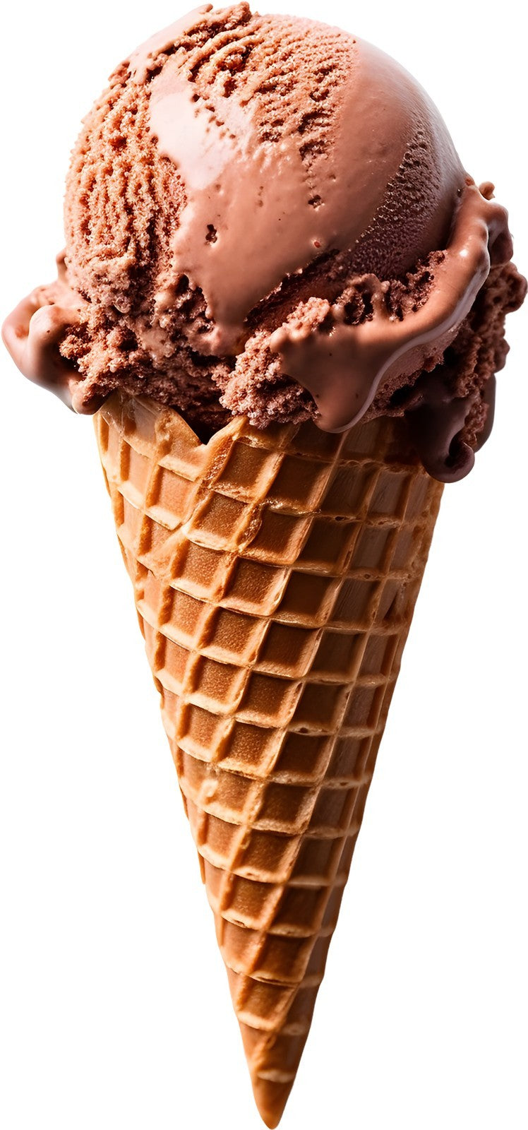 6 12" Ice Cream Cone Floor Vinyl Decals • Removable Sidewalk Birthday Party