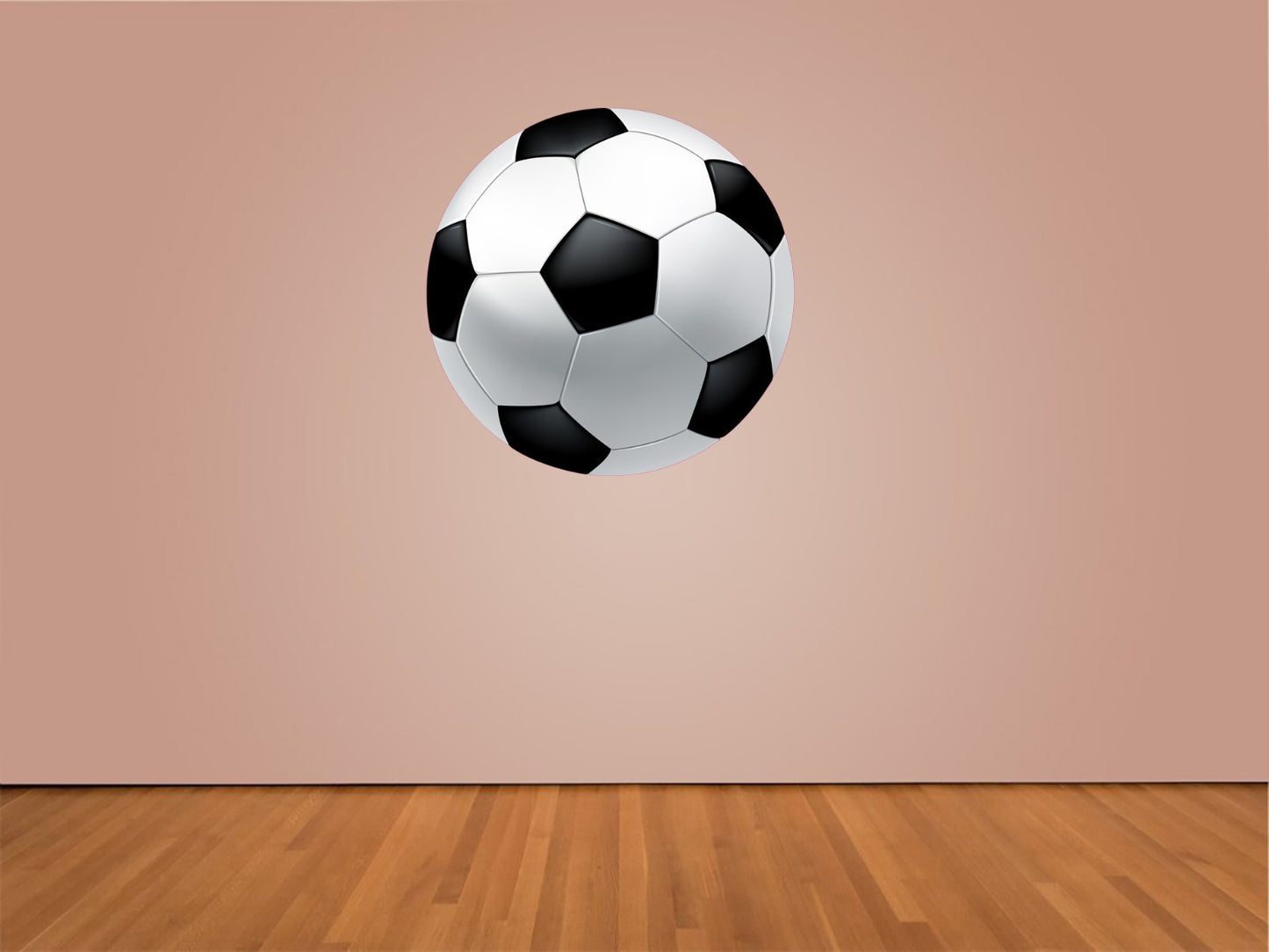 Soccer Ball Indoor Wall Vinyl Decal Sticker 5 - 52"