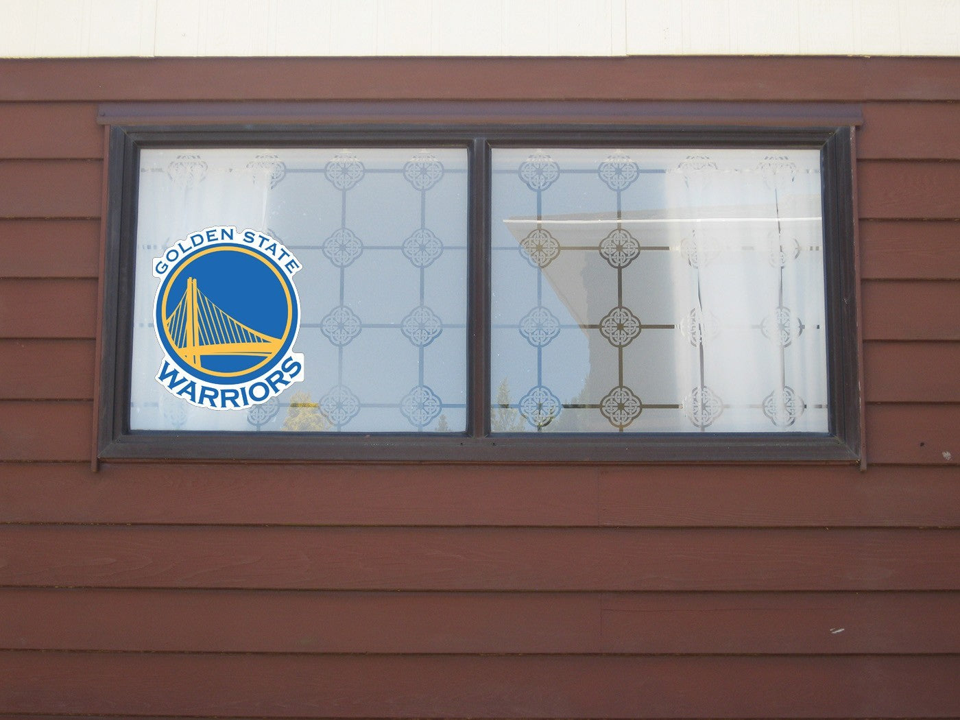 Golden State Warriors Logo -Die Cut Laminated Vinyl Sticker Decal NBA car window