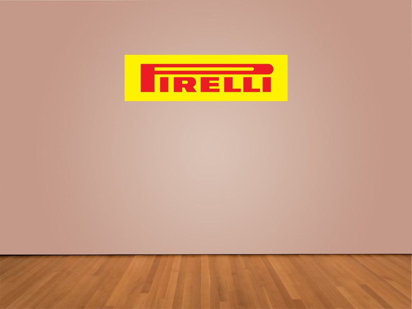 Pirelli Tires Logo Company Indoor Wall Vinyl Decal Sticker 5"-52"