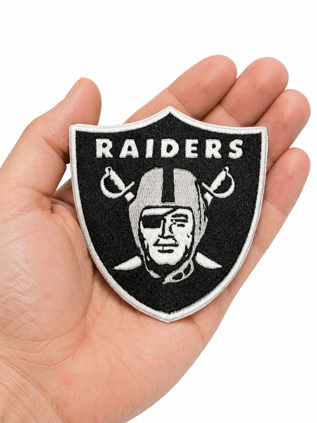 Las Vegas Raiders 3" Iron Sew On Embroidered Patch Football Logo NFL shoulder
