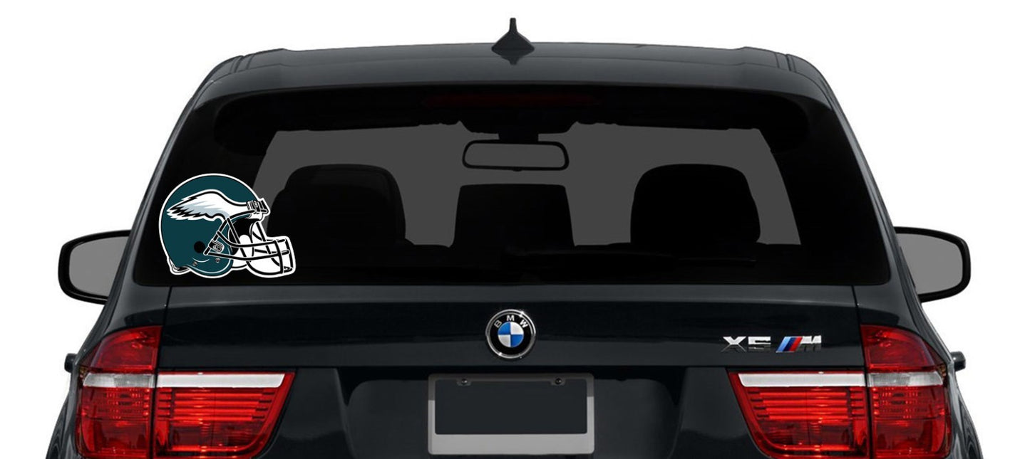 Philadelphia Eagles Logo Cut Laminated Vinyl Sticker Decal NFL car window